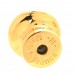 Gold Lacquered Mini Pop H Earrings Rose Dragee