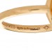 18K Rose Gold Diamond PM Echappee Ring 51 5.75