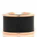 Madame Calfskin Large Olympe Ring XS Black