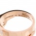 18K Rose Gold Kelly Diamond Double Tour Chaine d'Ancre Pave Ring 53 6.25