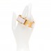 Enamel Wide Clic Clac H Bracelet GM White