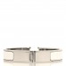 Enamel Narrow Clic Clac H Bracelet PM White