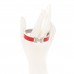 Enamel Narrow Clic Clac H Bracelet PM Rouge Vif