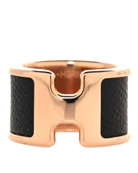 Madame Calfskin Large Olympe Ring XS Black