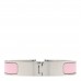 Enamel Narrow Clic Clac H Bracelet PM Sugar Pink