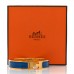 Narrow Enamel Clic Clac H Bracelet PM Bleu Electrique