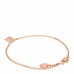18K Rose Gold Diamond PM Clou d'H Bracelet