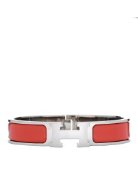 Enamel Narrow Clic Clac H Bracelet GM Rose Patch