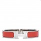 Enamel Narrow Clic Clac H Bracelet GM Rose Patch