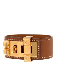 Madame Calfskin Collier de Chien CDC 24 Bracelet T2 Gold