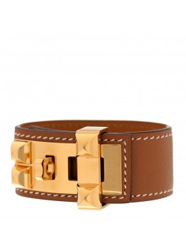 Madame Calfskin Collier de Chien CDC 24 Bracelet T2 Gold