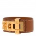 Madame Calfskin Collier de Chien CDC 24 Bracelet T2 Gold
