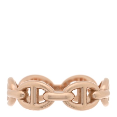 18K Rose Gold PM Chaine d'Ancre Enchainee Ring 52 6
