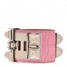 Matte Alligator Collier De Chien CDC Bracelet T1 5P Pink