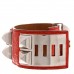 Matte Alligator Collier De Chien CDC Bracelet S Geranium