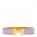 Enamel Narrow Clic Clac H Bracelet PM Purple