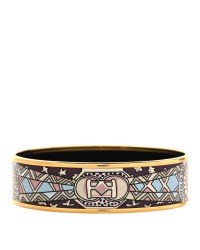 Enamel Printed Wide Bracelet 70