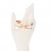 Enamel Narrow Clic Clac H Bracelet PM White