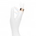 Madame Calfskin Large Olympe Ring XS Black