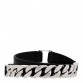 Tadelakt Palladium Mens Camden Double Tour Chain Bracelet T4 Black