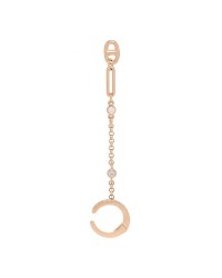 18K Rose Gold Diamond Chaine d'ancre Chaos Right Earring