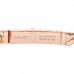 18K Rose Gold Diamond PM Kelly Gourmette Chaine Bracelet XS