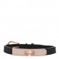 18K Rose Gold Swift Diamond Kelly Pave Bracelet Black