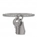 18K White Gold Diamond Kelly Clochette Ring 52 6