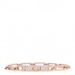 18K Rose Gold Diamond Pave PM Kelly Chaine Bracelet ST