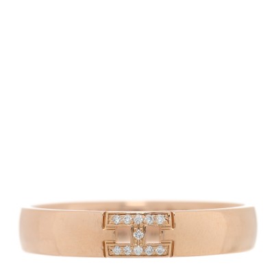 18K Rose Gold Diamond Ever Herakles Wedding Band Ring 52 6