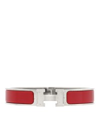 Enamel Narrow Clic Clac H Bracelet GM Rouge Vif
