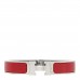 Enamel Narrow Clic Clac H Bracelet GM Rouge Vif