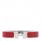 Enamel Narrow Clic Clac H Bracelet GM Rouge Vif