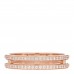 18K Rose Gold Diamond Ariane Wedding Band Ring 48 4.5
