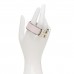Enamel Wide Clic Clac H Bracelet PM Rose Nymph White
