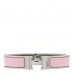 Enamel Narrow Clic Clac H Bracelet PM Sugar Pink