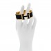 Enamel Wide Clic Clac H Bracelet GM Black