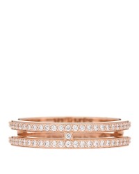 18K Rose Gold Diamond Ariane Wedding Band Ring 48 4.5