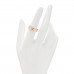 18K Rose Gold Diamond PM Kelly Ring 54 7