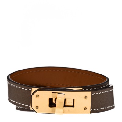 Swift Kelly Double Tour Bracelet T2 Etoupe