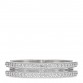 18K White Gold Diamond Ariane Wedding Band Ring 51 5.75