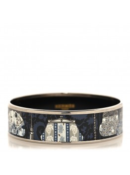 Enamel Printed Cachemire de Tamara Wide Bracelet 62