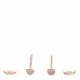 18K Rose Gold Diamond Clou d'H Stud Earrings