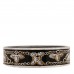 Enamel Printed Wide Bracelet Black