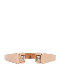 18K Rose Gold Diamond PM Clou de Forge Ring 52 6