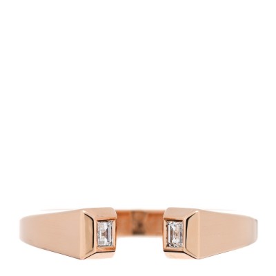 18K Rose Gold Diamond PM Clou de Forge Ring 52 6