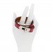 Shiny Alligator Kelly Double Tour Bracelet S Fuchsia