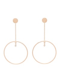 18K Rose Gold Diamond Ex-Libris Earrings