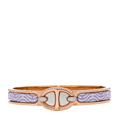 Enamel Printed Ghost H Mini Clic Chaine d'Ancre Bracelet PM Hypno
