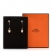 18K Rose Gold Diamond Gambade Clou de Selle Earrings